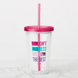 Verre En Acrylique La princesse Disney "Ne manquez pas le meilleur"