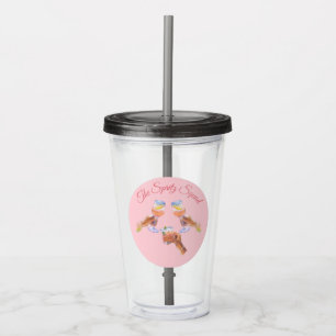 Verre En Acrylique La Spritz Squad   Équipe de Fiançailles pour Enter