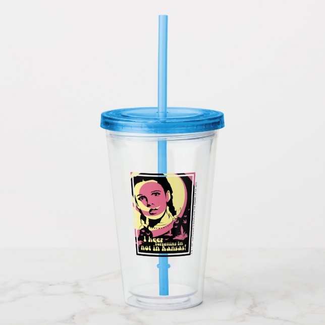 Verre En Acrylique L'Assistant D'Oz™ | Je ne suis pas au Kansas (Devant)