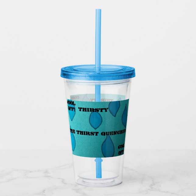 VERRE EN ACRYLIQUE LE TROISIÈME TUMBLER (Devant)