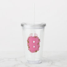 Lettre de café B : Monogramme initial