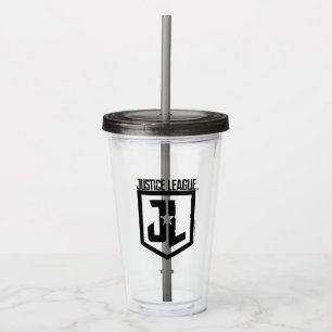 Verre En Acrylique Ligue de Justice   Bouclier JL