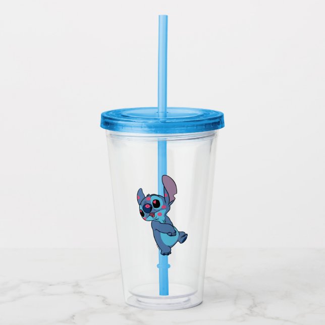 Verre En Acrylique Lilo & Stitch | Stitch Valentine Kisses (Devant)