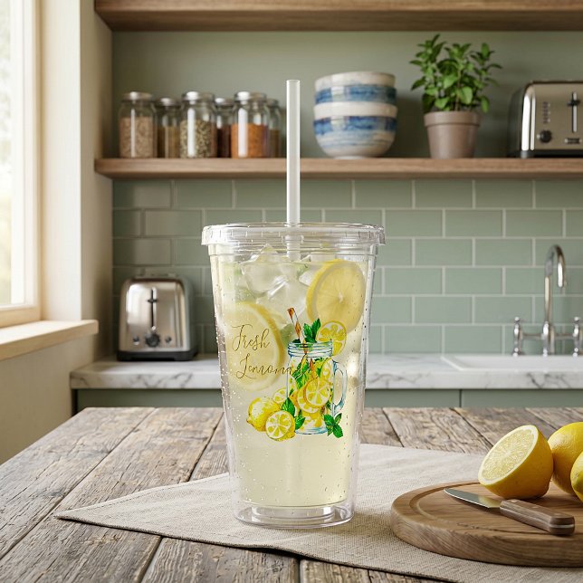 Verre En Acrylique Limonade  (Créateur téléchargé)