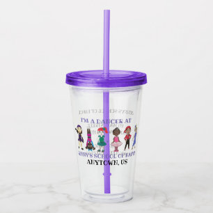 Verre En Acrylique Little Dancers Ballet Tap Jazz Dance Studio School