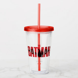 Verre En Acrylique Logo Batman & Catwoman