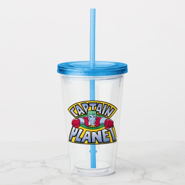Verre En Acrylique Logo Captain Planet (Devant)