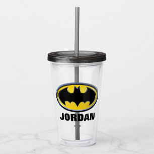 Verre En Acrylique Logo classique du symbole   de Batman