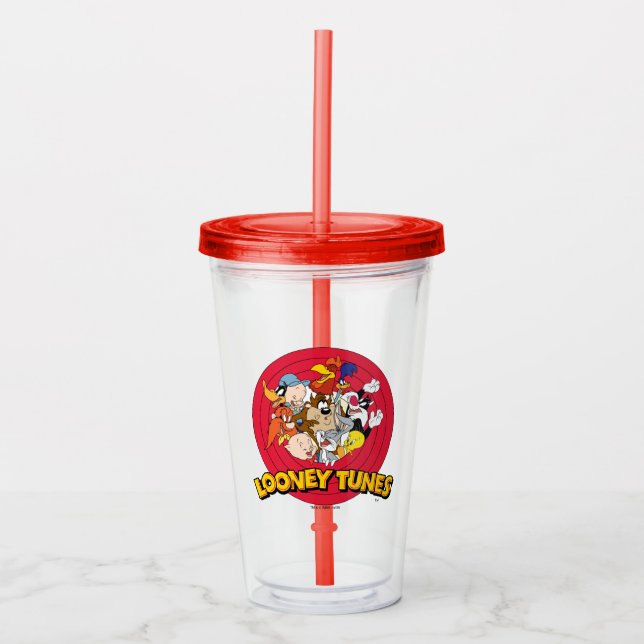 Verre En Acrylique Logo de caractères LOONEY TUNES™ (Devant)