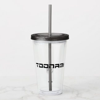 Verre En Acrylique Logo de police futuriste Toonami