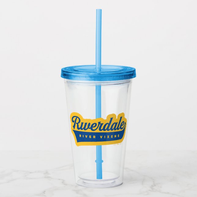 Verre En Acrylique Logo de Riverdale River Vixens (Devant)