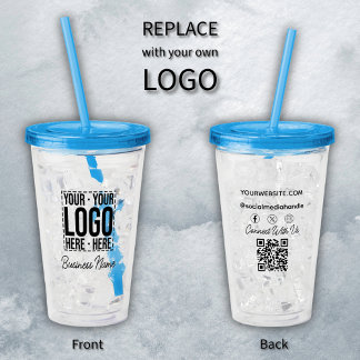 Verre En Acrylique Logo d'entreprise personnalisé Entreprise Cool mod