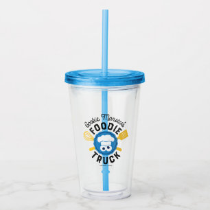 Verre En Acrylique Logo du camion fourré de Cookie Monster