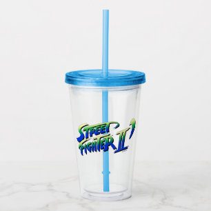 Verre En Acrylique Logo du Street Fighter II'