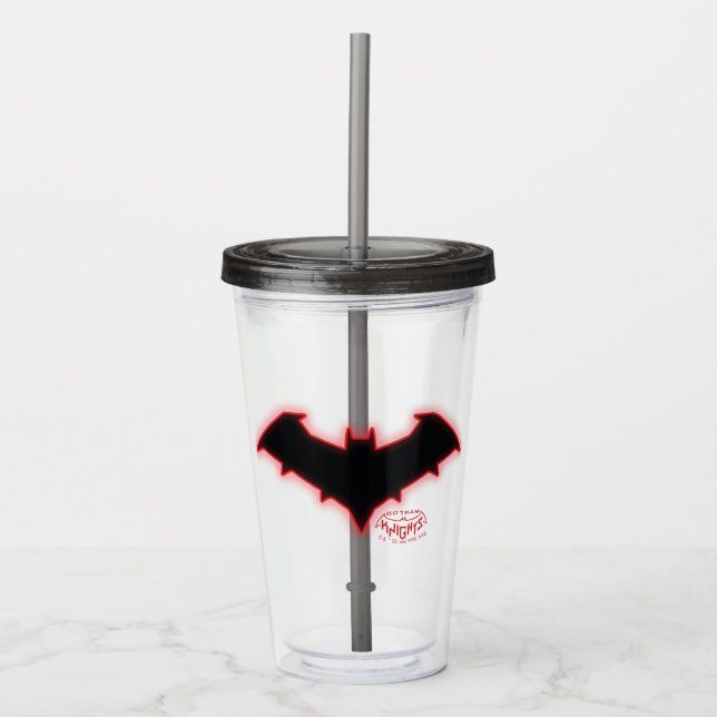 Verre En Acrylique Logo Gotham Knights Red Hood (Devant)