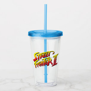 Verre En Acrylique Logo Street Fighter II