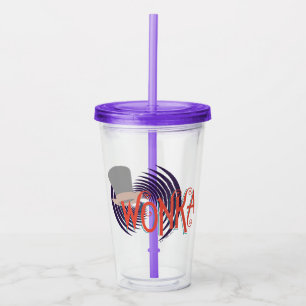 Verre En Acrylique Logo Wonka Spiral