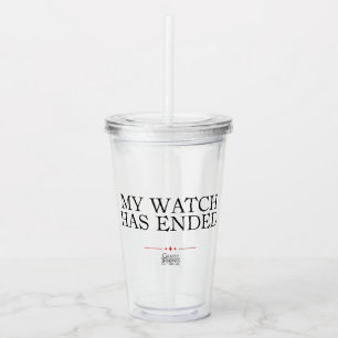 Verre En Acrylique Ma montre s'est terminée