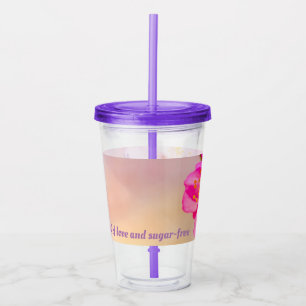 Verre En Acrylique Magnifiques fleurs de cerisier Sakura Tumbler en a