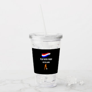 Verre En Acrylique Maillot Fierté Footballeur Néerlandais 2026