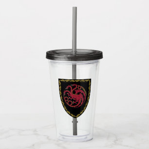 Verre En Acrylique MAISON DU DRAGON Maison Targaryen Crest