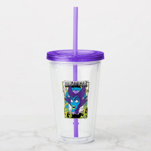 Verre En Acrylique Maléfique Design néon
