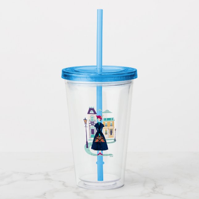 Verre En Acrylique Marie Poppins| Cuillère de sucre (Devant)