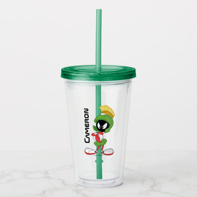 Verre En Acrylique MARVIN LE MARTIAN™ | Armes croisées (Devant)