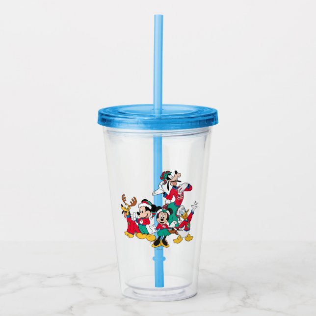 Verre En Acrylique Mickey & Friends | Costumes de Noël (Devant)