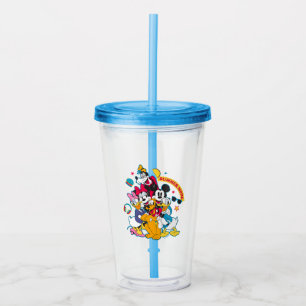 Verre En Acrylique Mickey & Friends   Mode été amusant