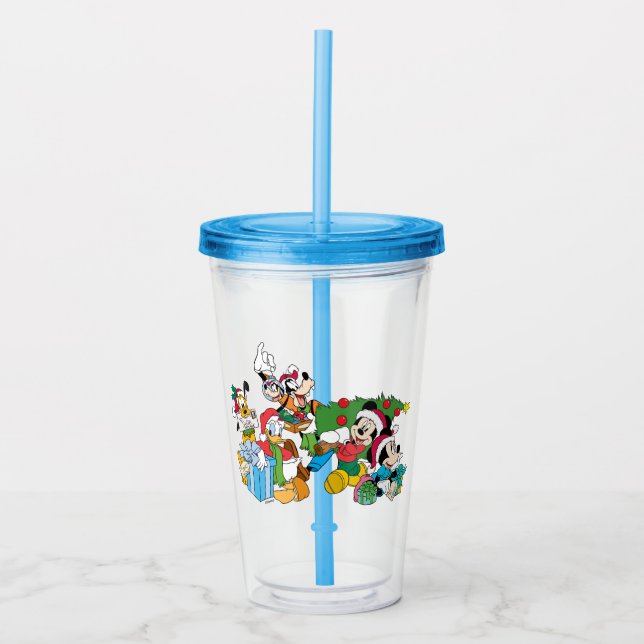 Verre En Acrylique Mickey & Friends| Prêt pour les Fêtes (Devant)