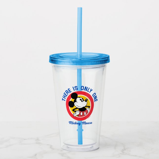 Verre En Acrylique Mickey Mouse | Il n'y a qu'un (Devant)