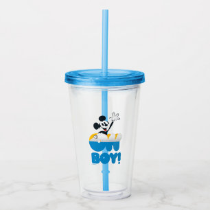 Verre En Acrylique Mickey Mouse Oh Boy! Décollez