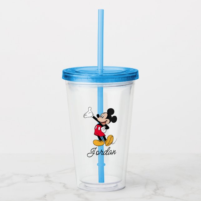 Verre En Acrylique Mickey Mouse Open Hand Gesture (Devant)
