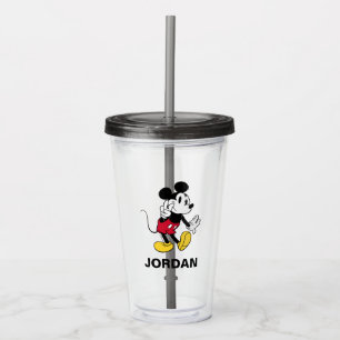Verre En Acrylique Mickey Mouse   Paix