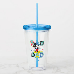 Verre En Acrylique Mickey Mouse Rad Like Papa