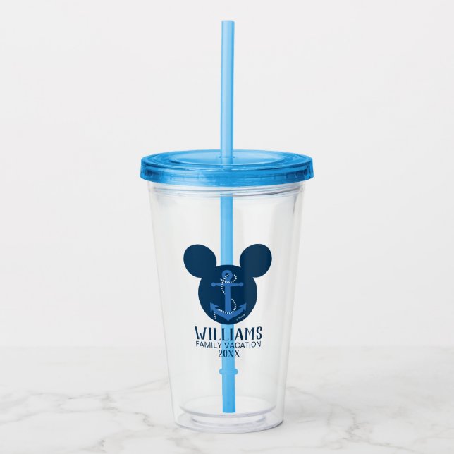 Verre En Acrylique Mickey nautique | Vacances en famille (Devant)