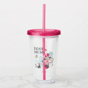 Verre En Acrylique Minnie Mouse & Figaro - Bonne fête des mères