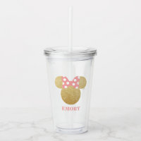 Minnie Mouse | Gold & rose fête d'anniversaire Fav