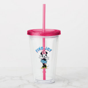 Verre En Acrylique Minnie Mouse Trouvez Votre Joie