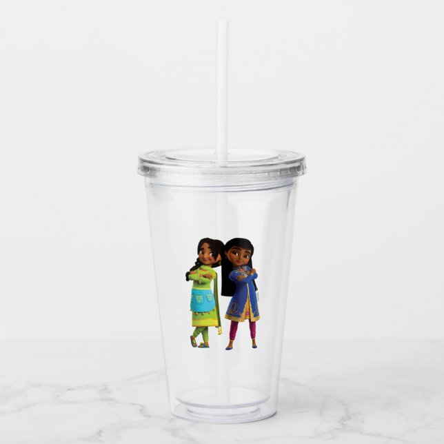 Verre En Acrylique Mira et Priya (Devant)