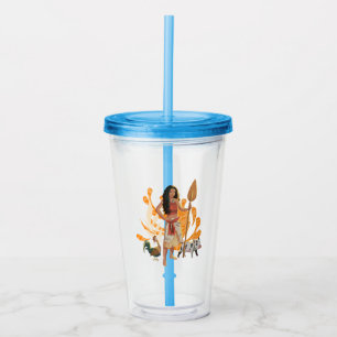 Verre En Acrylique Moana Live Action Wayfinder Pua Heihei Graphique