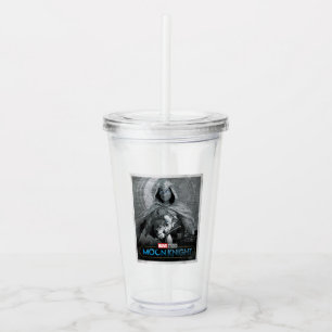 Verre En Acrylique Moon Knight & Mr Knight Skyline Graphic