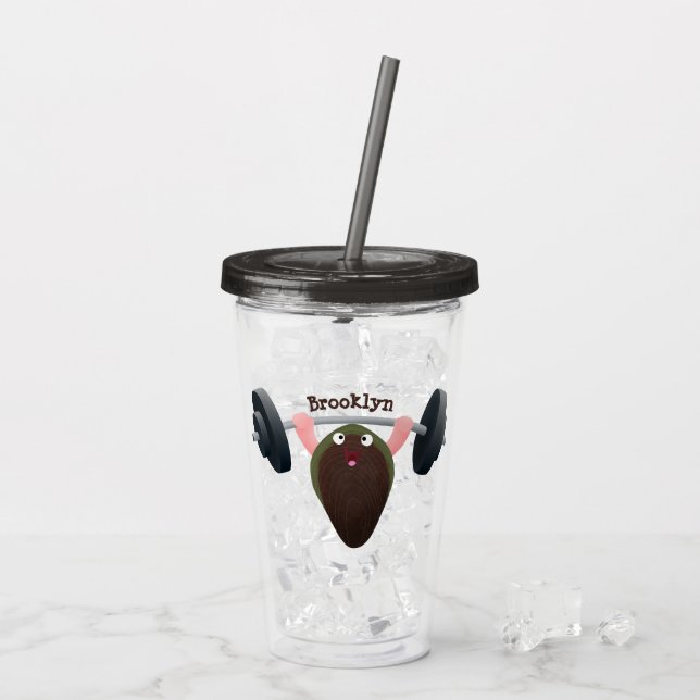 Verre En Acrylique Moule amusante travaillant sur l'illustration de d (Dos glace)