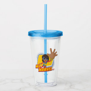 Verre En Acrylique Ms. Marvel Rectangular Character Graphic