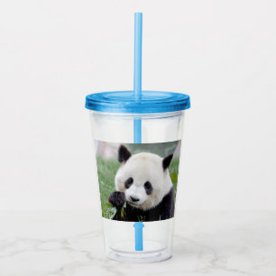 Verre En Acrylique panda géant de tumbler acrylique. tombler acryliqu