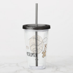 Verre En Acrylique Pâque Acrylique Tumbler 16 oz C'est l'heure d'Afik