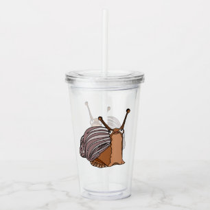 Verre En Acrylique Paruline acrylique pour escargots