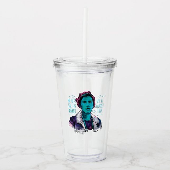 Verre En Acrylique Pas De Repos Pour Les Méchants (Devant)