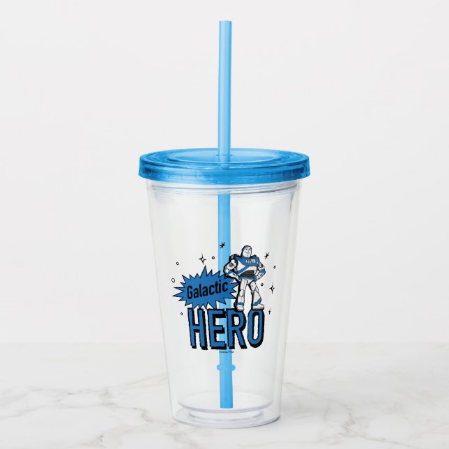 Verre En Acrylique Phare de Buzz | Héros galactique (Devant)